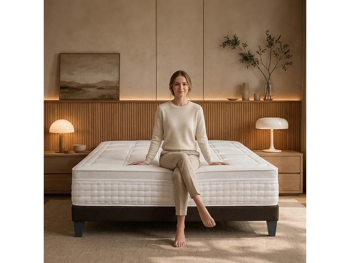 Matelas Empereur - Mémoire de forme + gel frais - 33 cm - 180x200 cm