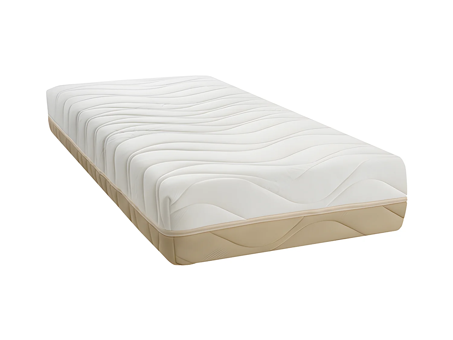 NUIT DE COTON | Matelas 4 SAISONS 90x190 cm | Mousse avec mémoire de forme