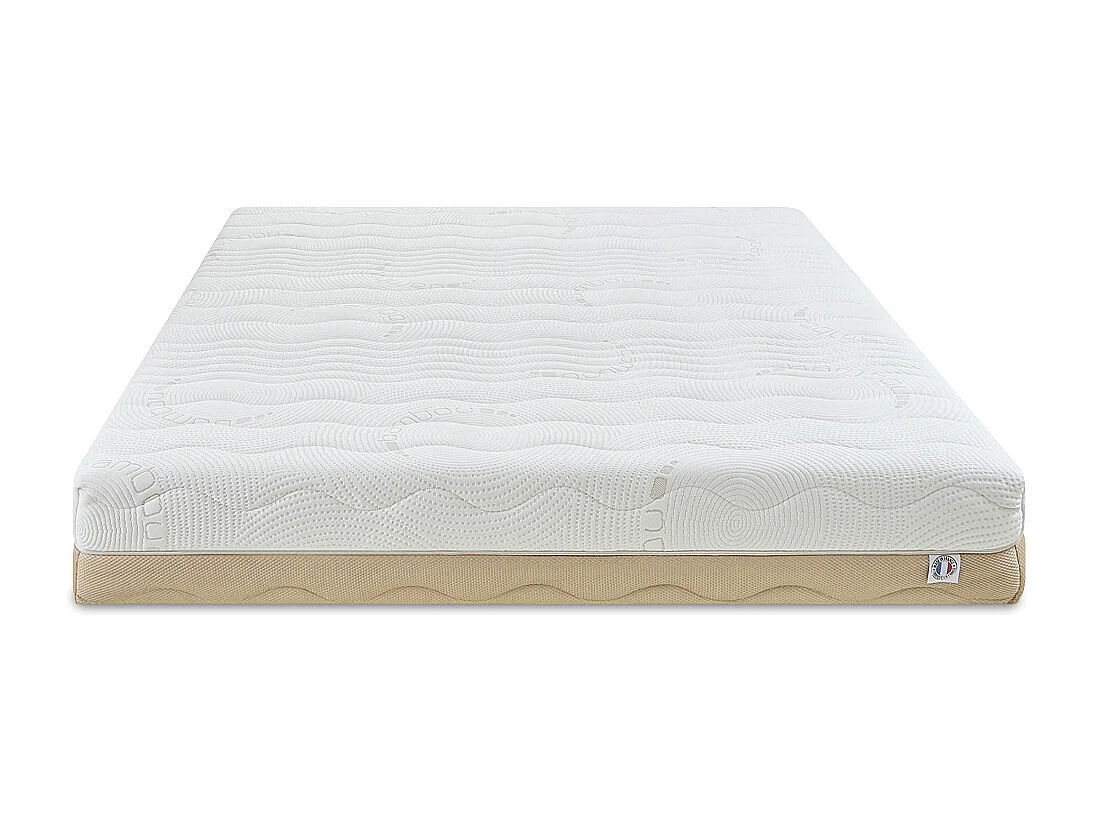 NUIT DE COTON | Matelas 4 SAISONS 140x190 cm | Mousse avec mémoire de forme