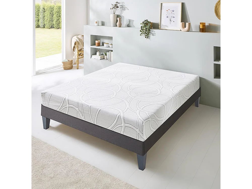 OLYMPE LITERIE | Matelas EUPRAXIE 80x200 cm | Mousse avec mémoire de forme