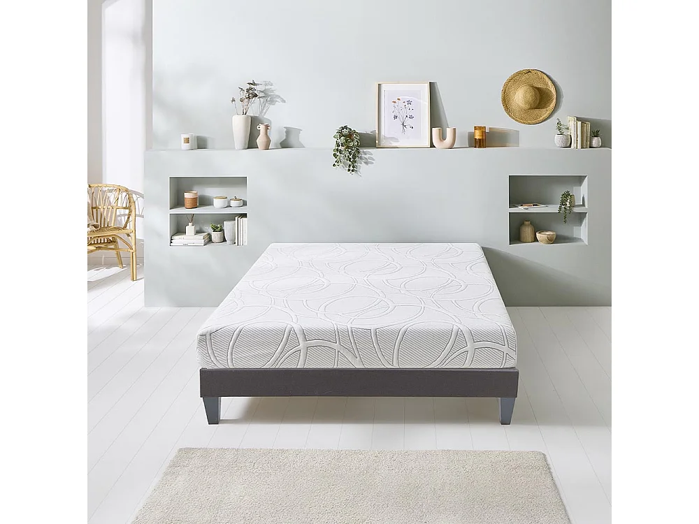 OLYMPE LITERIE | Matelas EUPRAXIE 80x200 cm | Mousse avec mémoire de forme