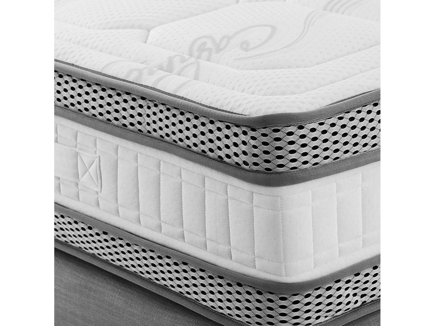 Matelas en mousse à mémoire de forme soutien mi-ferme