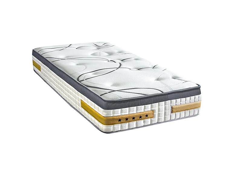 BELLECOUR LITERIE | Matelas LINKOPING 90x190 cm | Mousse à mémoire de forme | Soutien Ferme