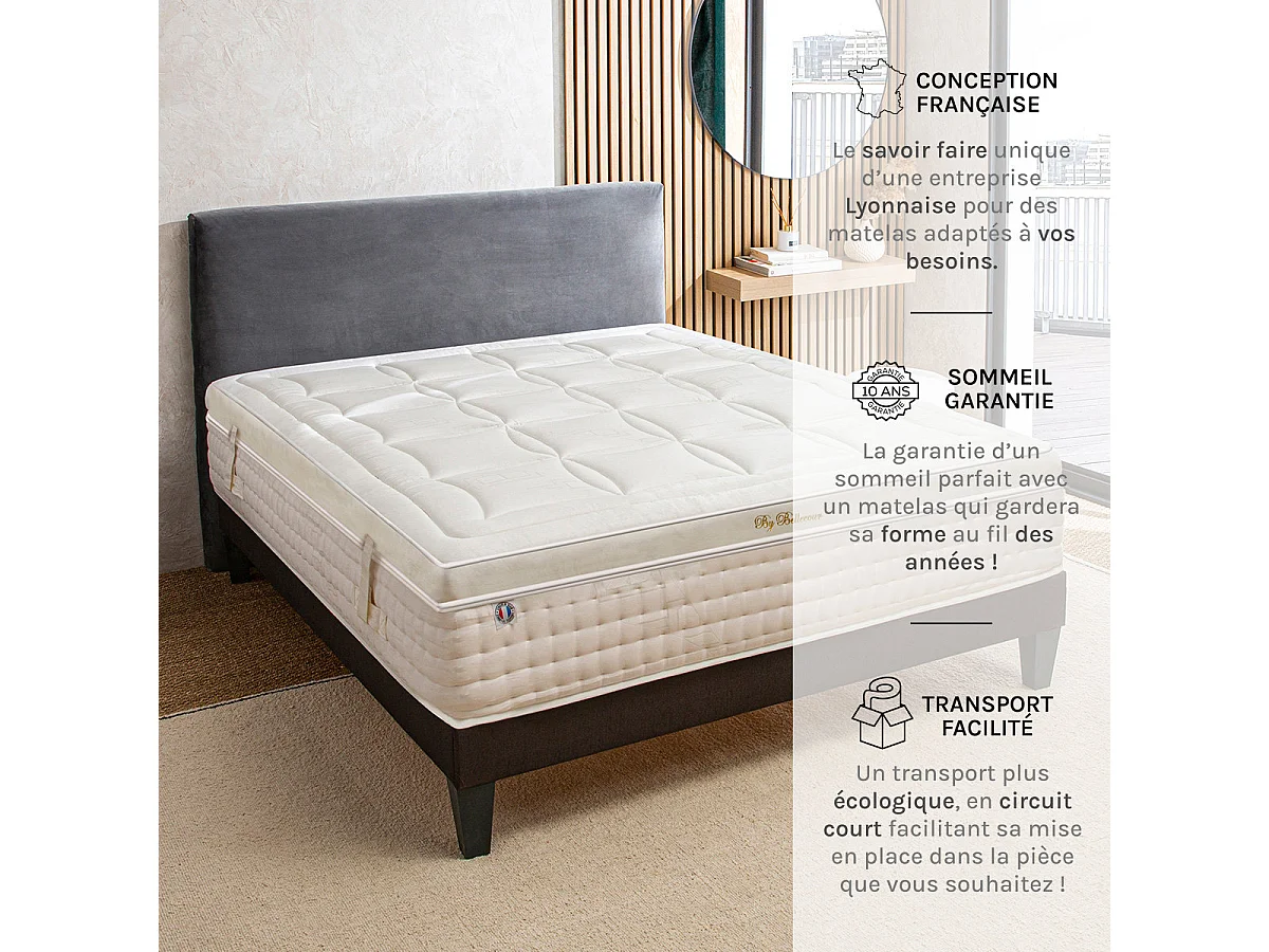 Matelas Mousse Empereur 140x190 cm Accueil Mémoire de forme