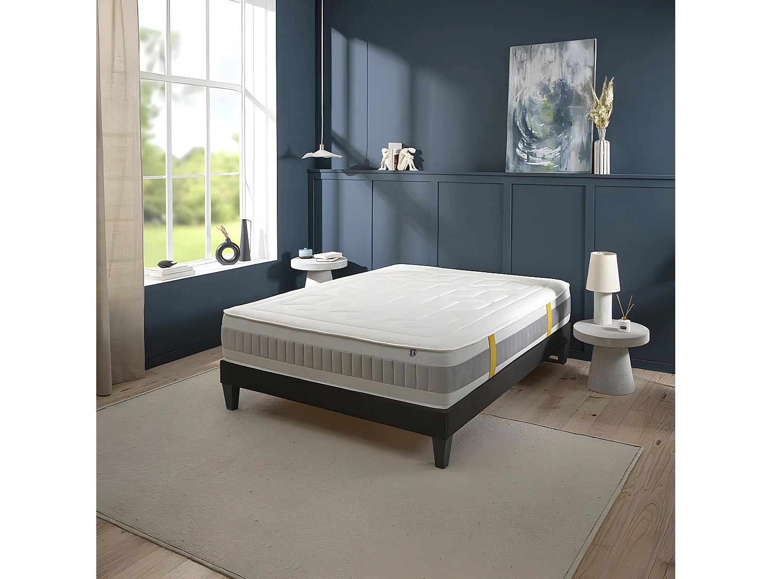 BELLECOUR LITERIE | Matelas GRAND HOTEL 160x200 cm | Mousse avec mémoire de forme