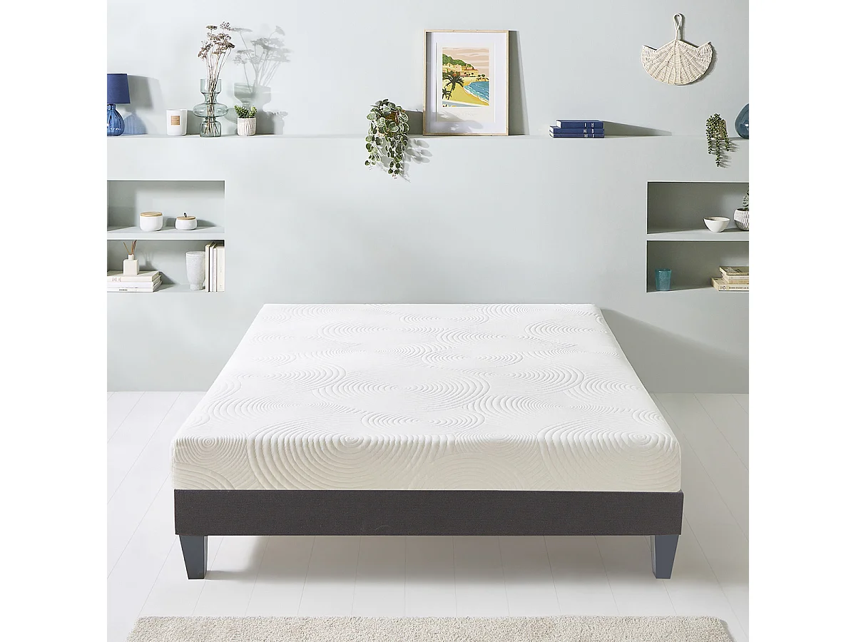 Matelas Vosges - Mousse haute densité - Équilibré - 15 cm - 80x190 cm