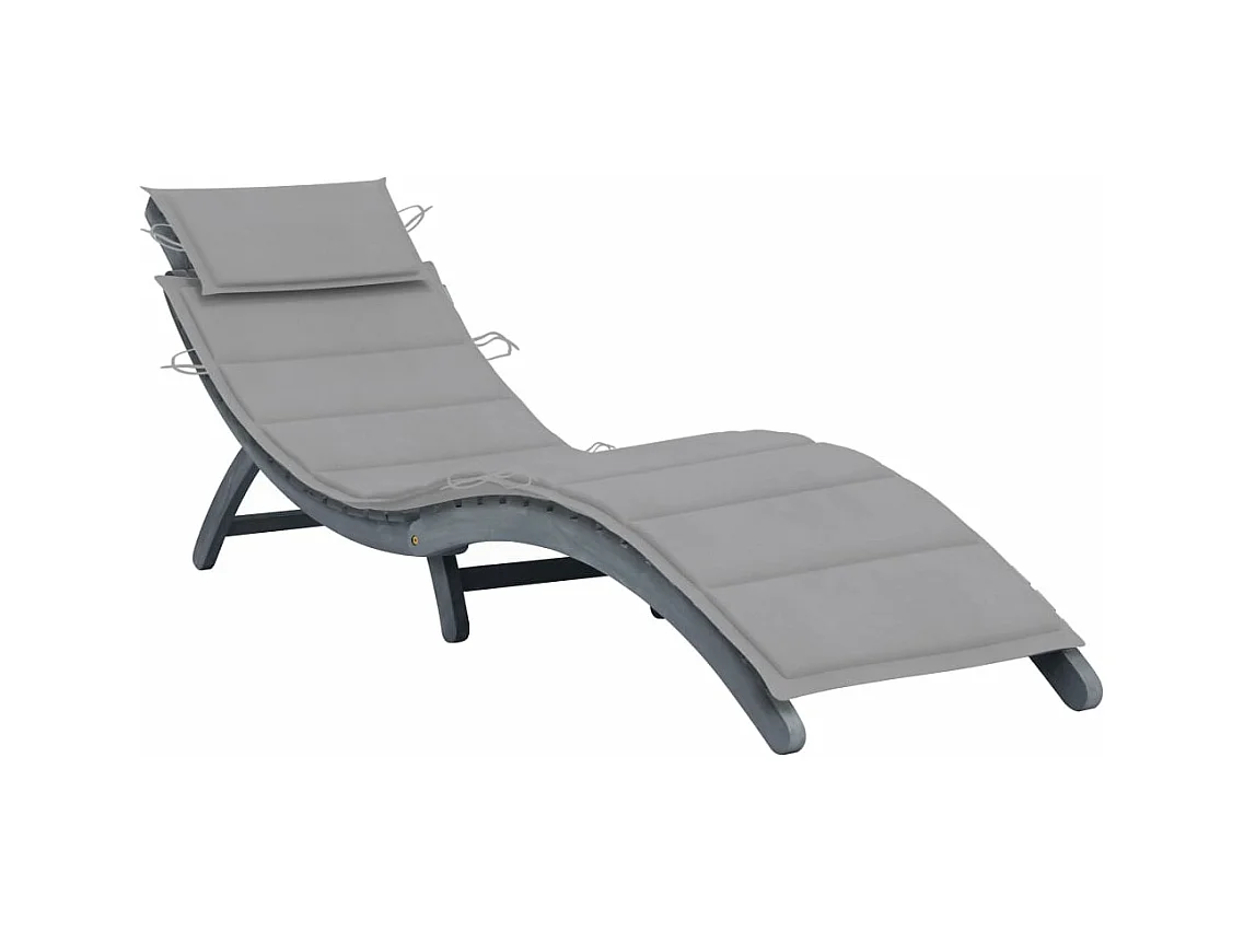 Transat chaise longue bain bois marron 92 x 55 x 20 cm 02_0012462