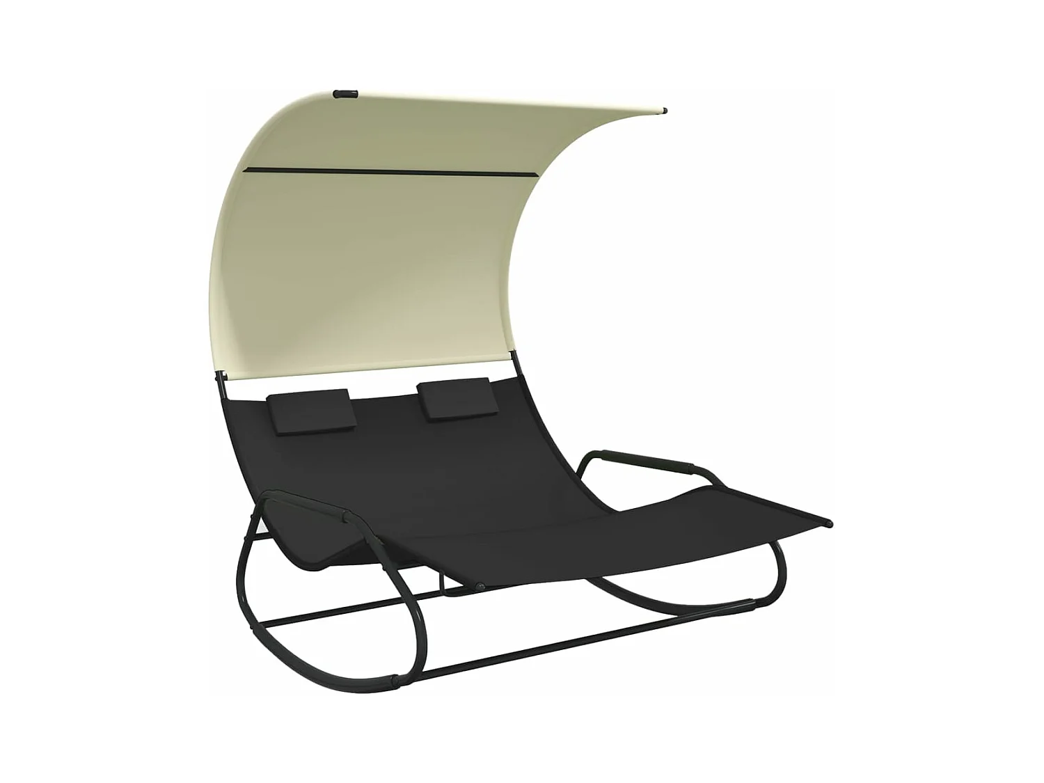 Transat chaise longue bain crème 175.5 x 137.5 x 182.5 cm 02_0012766