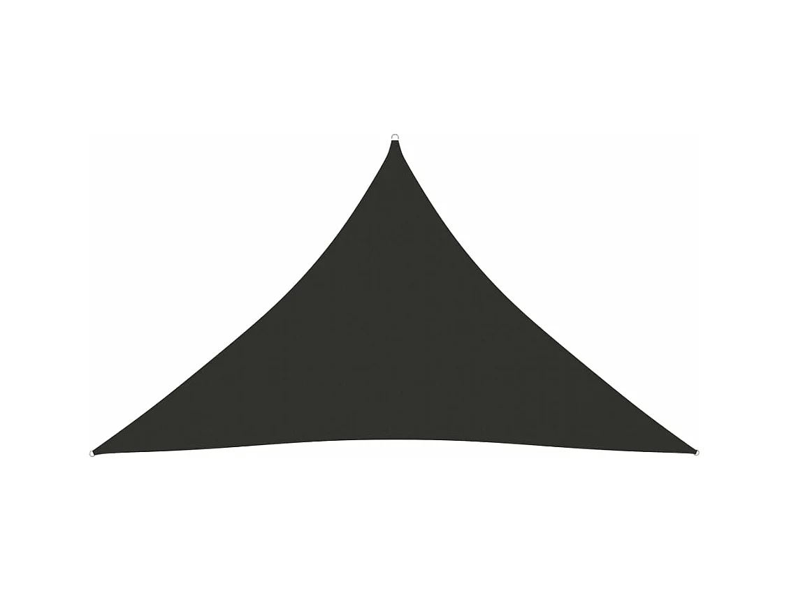 Guarda-sol vela triangular tecido oxford 3,5 x 3,5 x 4,9 m antracite 02_0009802