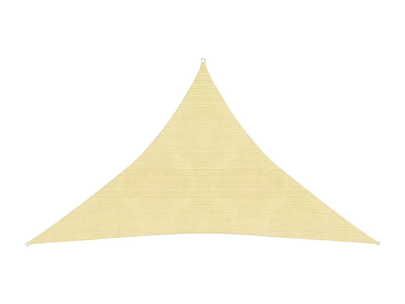 Voile toile d'ombrage parasol beige 420 x 300 x 300 cm 02_0008969