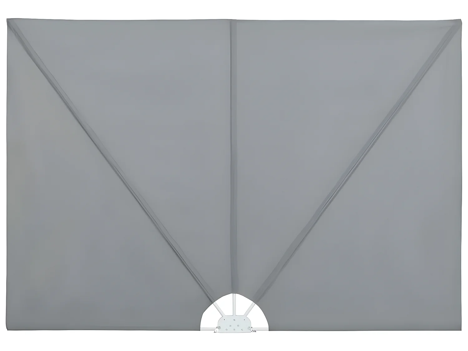 Auvent paravent store brise-vue grise 400 x 200 x 200 cm 02_0007075