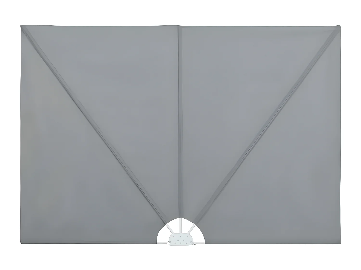 Auvent paravent store brise-vue grise 400 x 200 x 200 cm 02_0007075