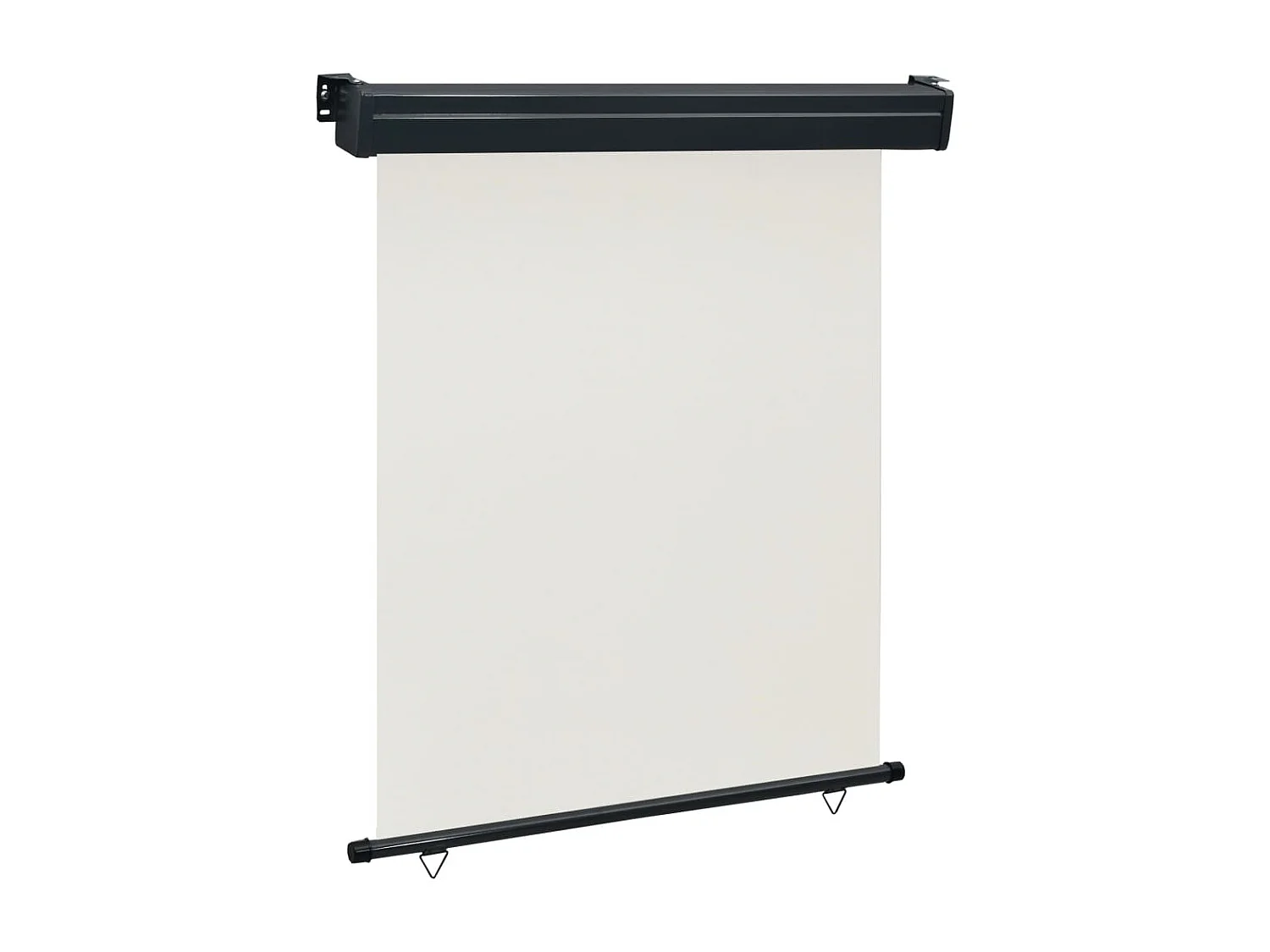 Auvent paravent store brise-vue crème 250 x 140 x 140 cm 02_0007010