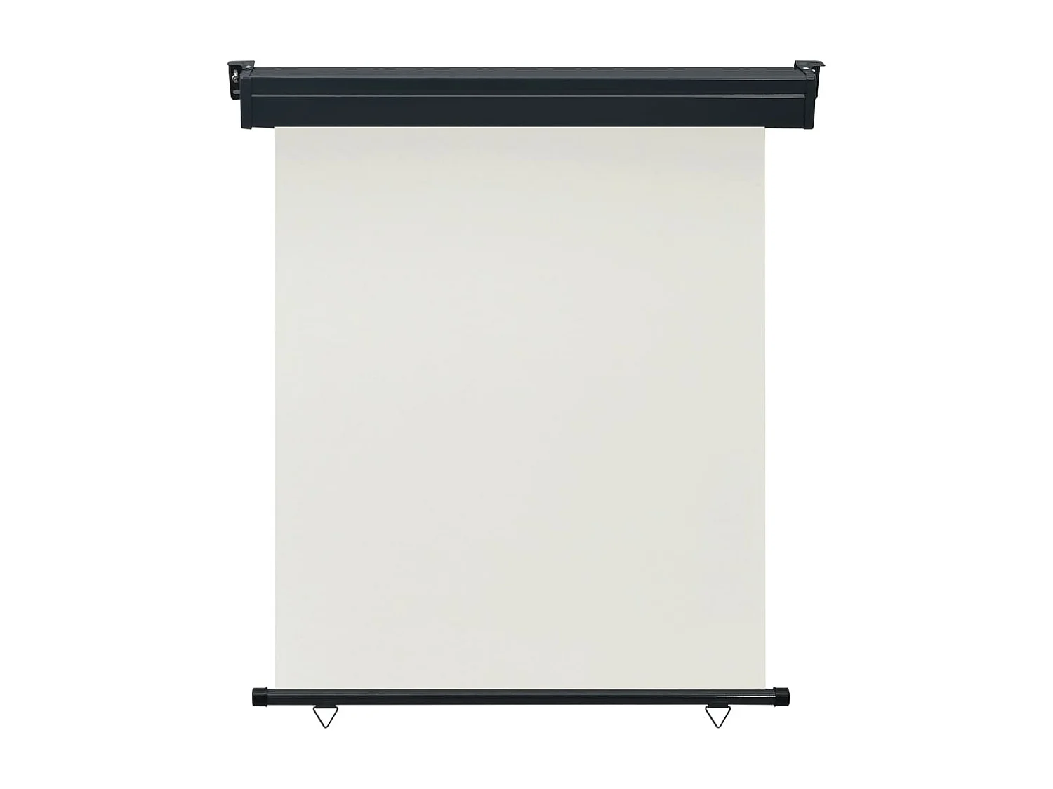 Tela de toldo cortina de privacidade lateral retrátil para pátio jardim terraço varanda tela de proteção visual 140 x 250 cm creme 02_0007010