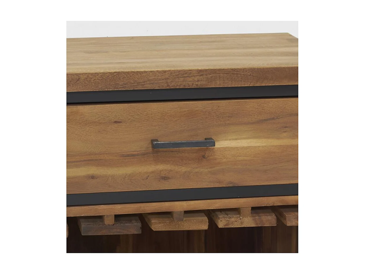 Meuble bar en bois recyclé