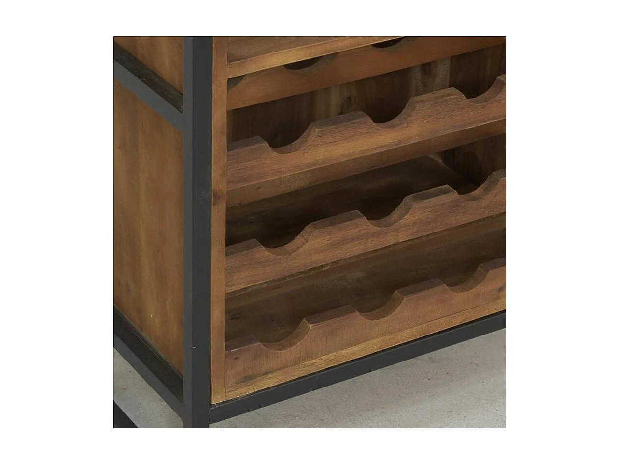 Meuble bar en bois recyclé