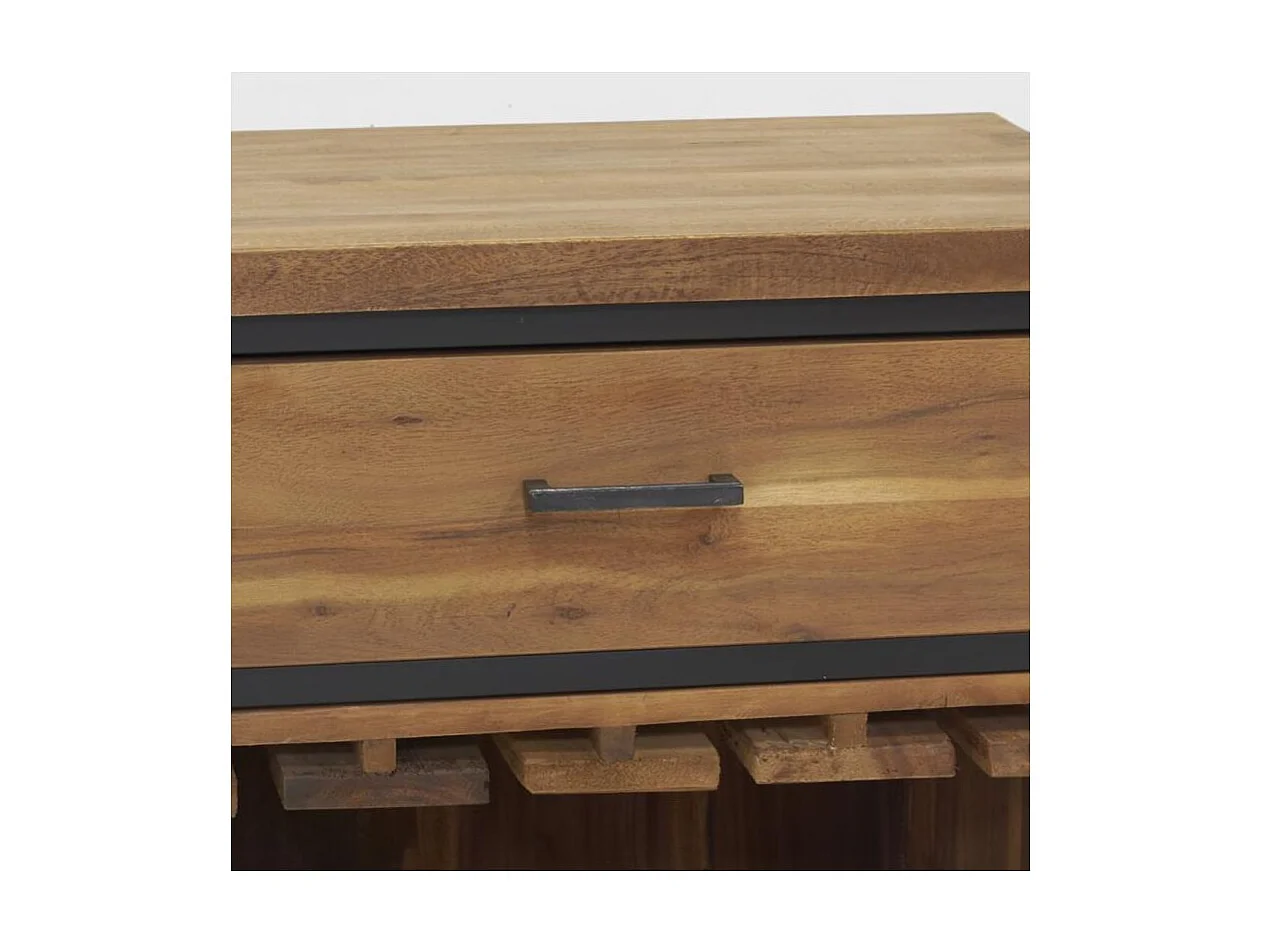 Meuble bar en bois recyclé