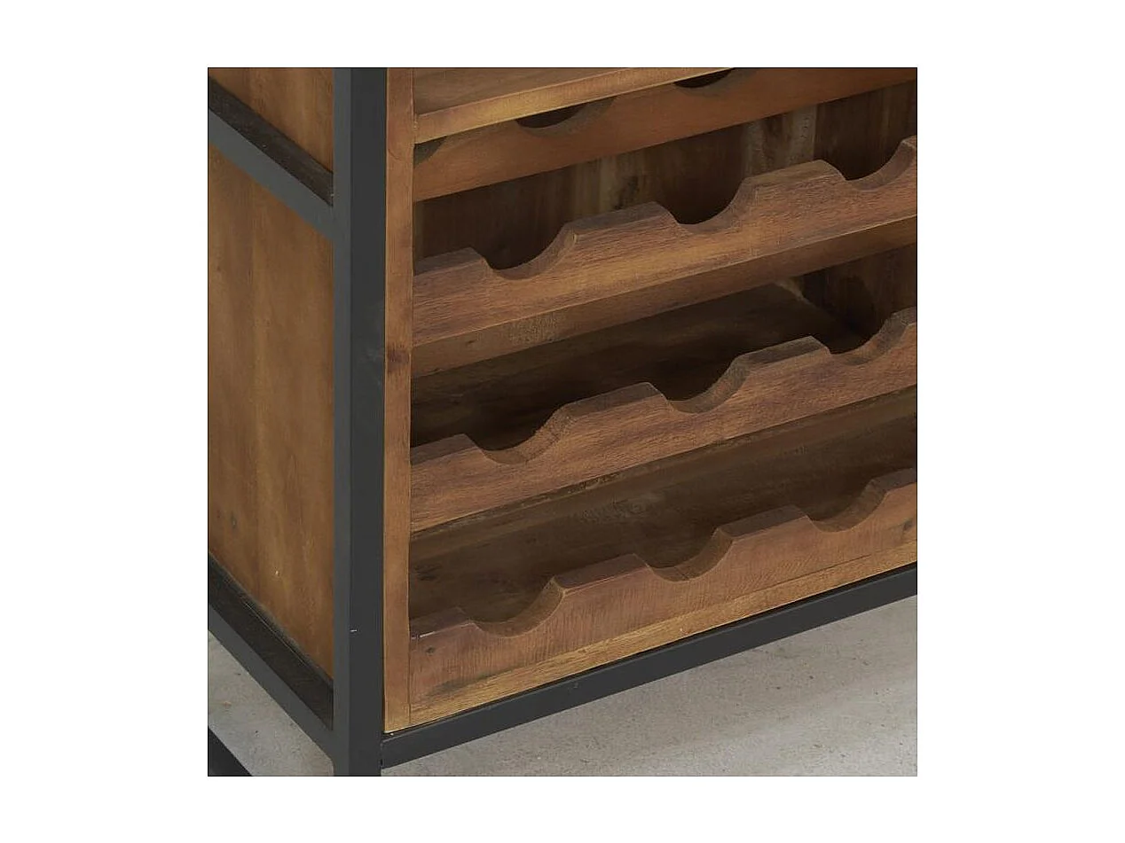 Meuble bar en bois recyclé