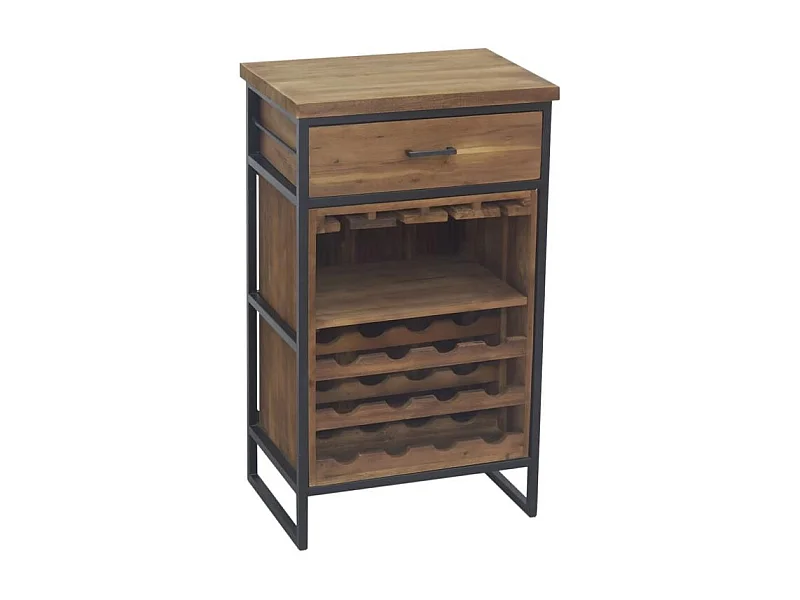 Meuble bar en bois recyclé