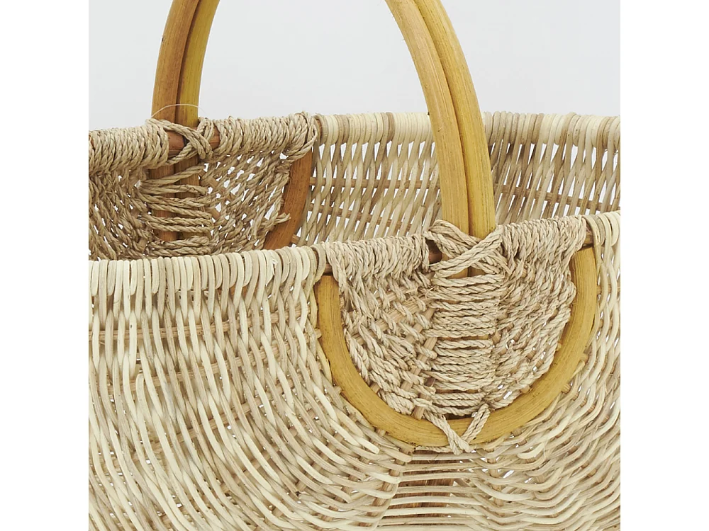 Duo de panier en rotin