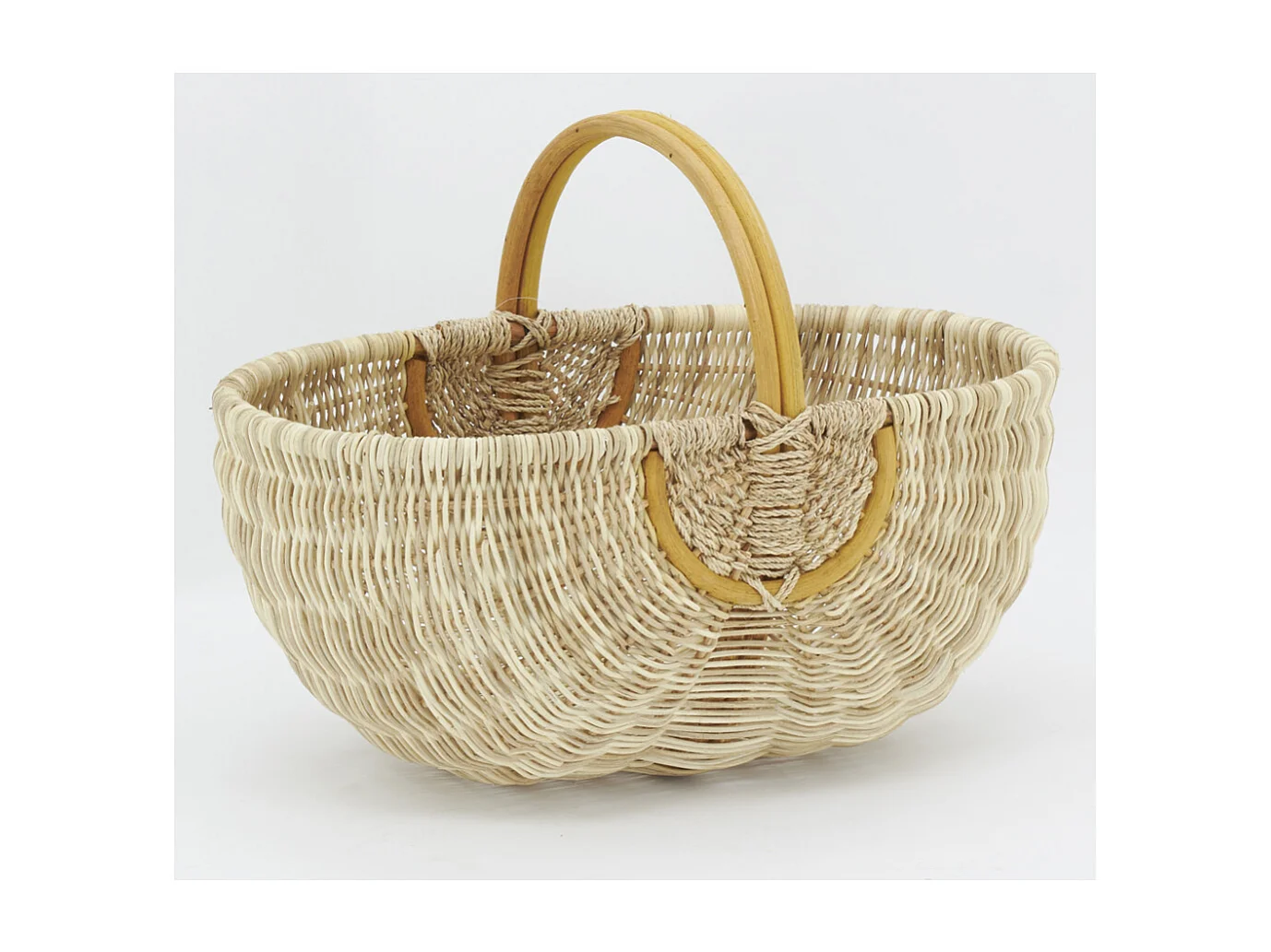 Duo de panier en rotin