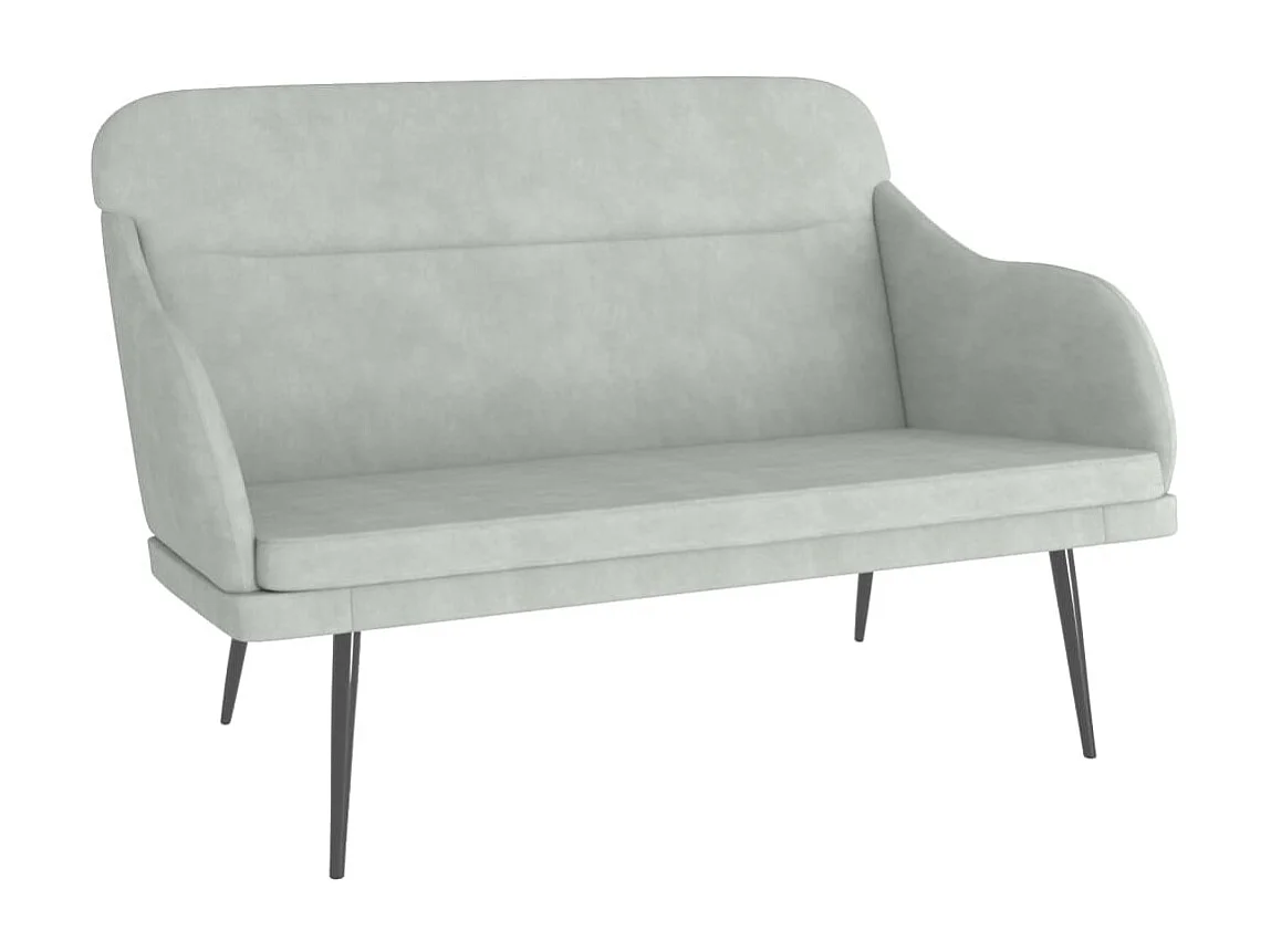 Banc banquette 110 x grise 110 x 76 x 80 cm 02_0010643