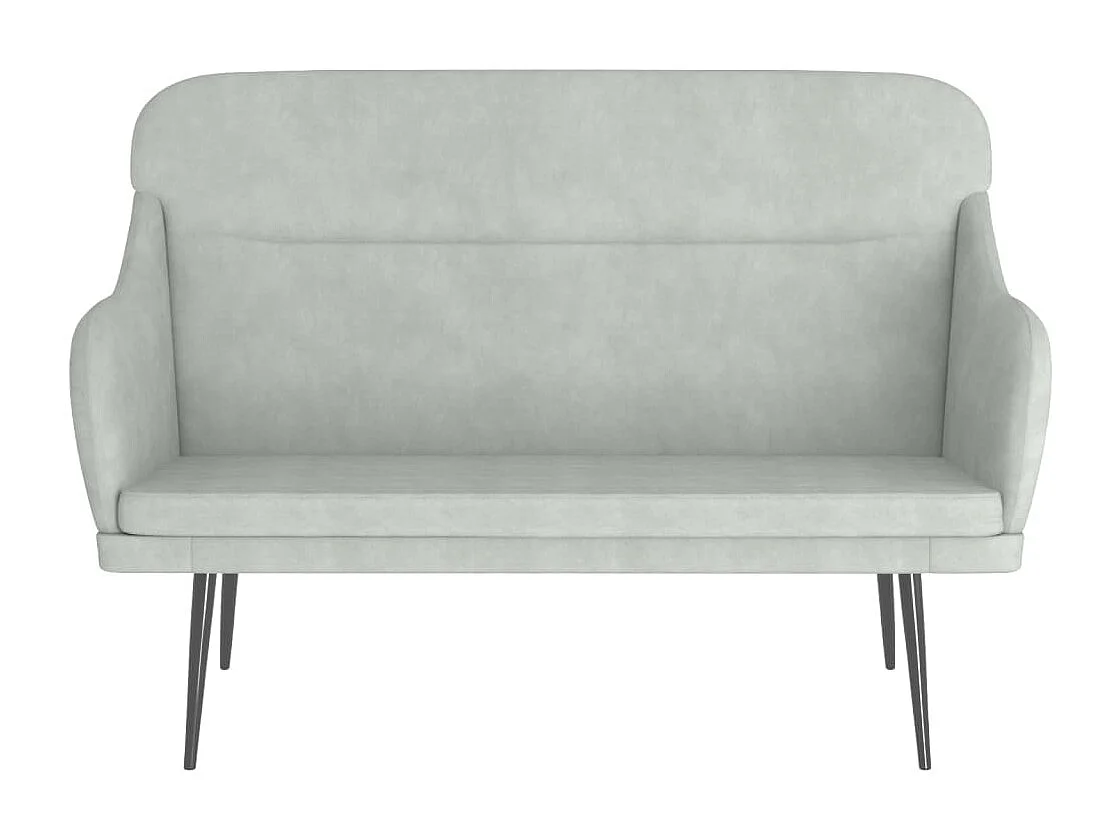 Banc banquette 110 x grise 110 x 76 x 80 cm 02_0010643