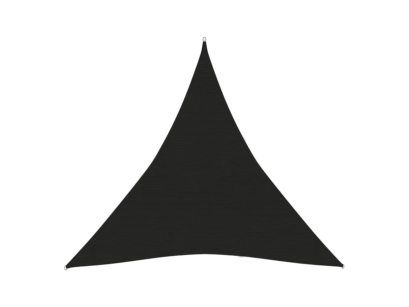 Vela de sombra para sombrilla 160 g/m² 5 x 5 x 5 m HDPE negro 02_0009219