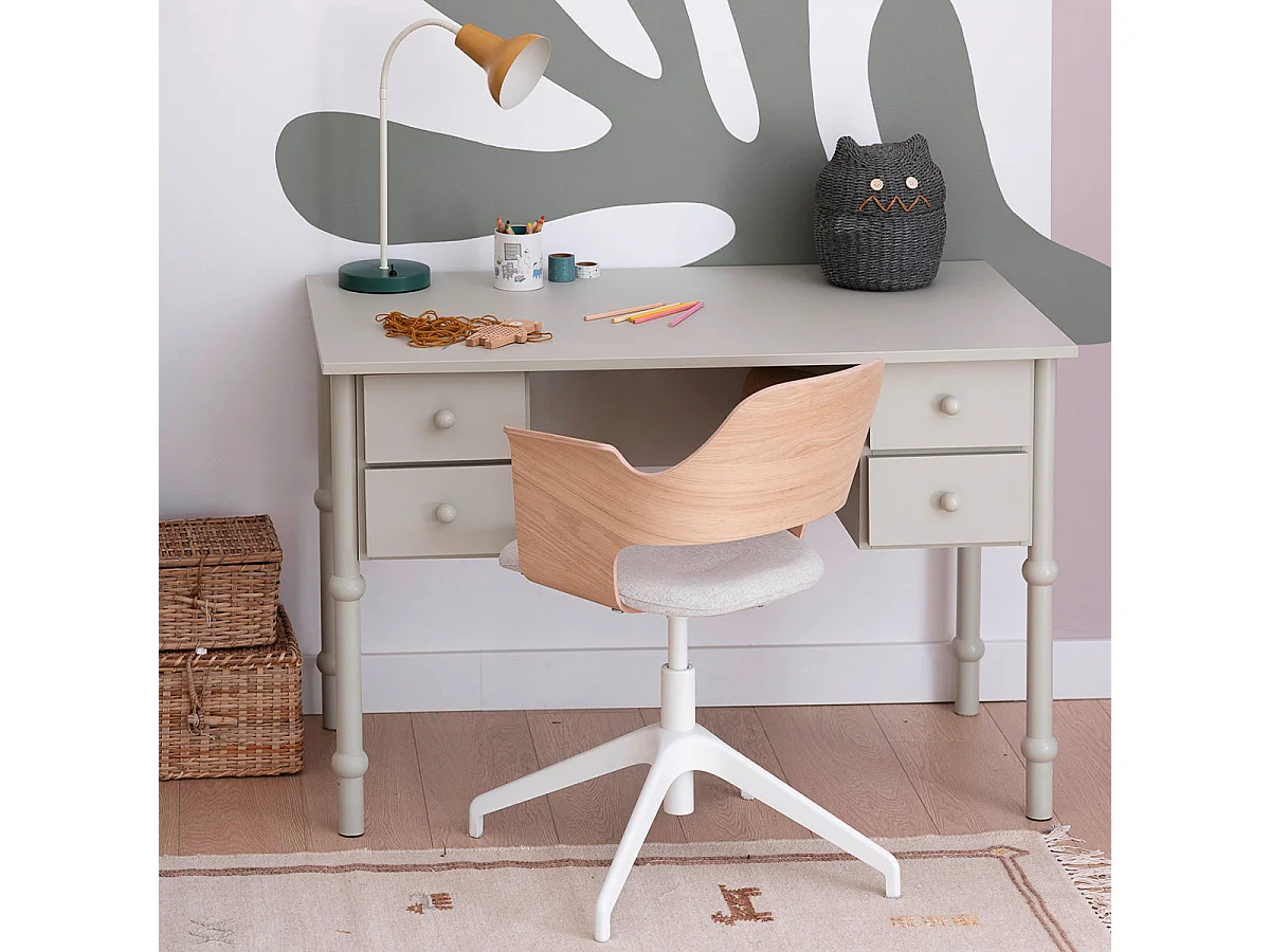 Bureau 4 tiroirs Wood Luck Babushka Olive