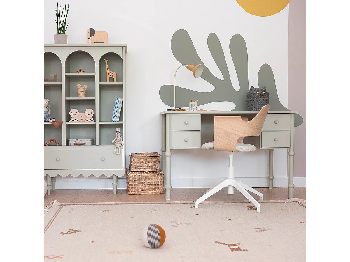Bureau 4 tiroirs Wood Luck Babushka Olive