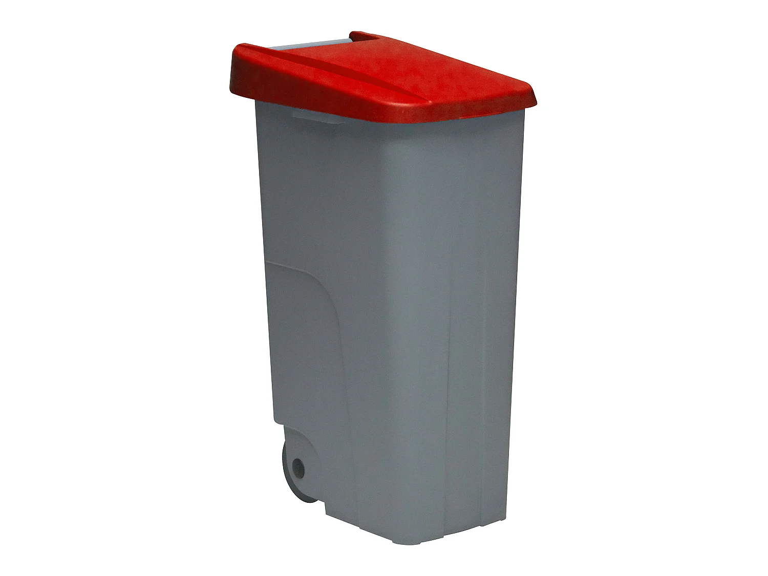 Recycler le conteneur 110 litres fermé - rouge, L42 P 57 H88