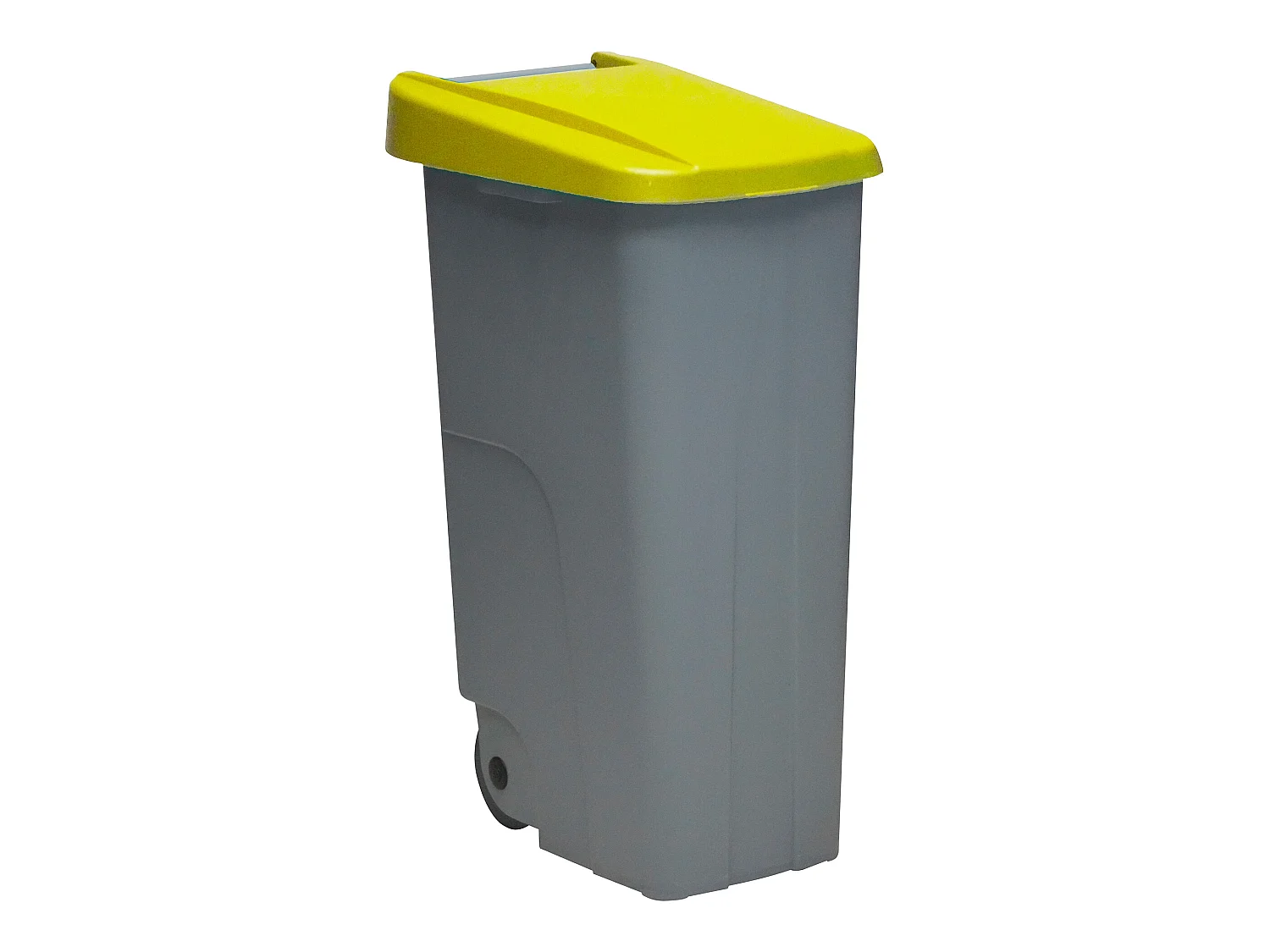 Recycler le récipient 110 litres fermé - Jaune, L42 P 57 H88
