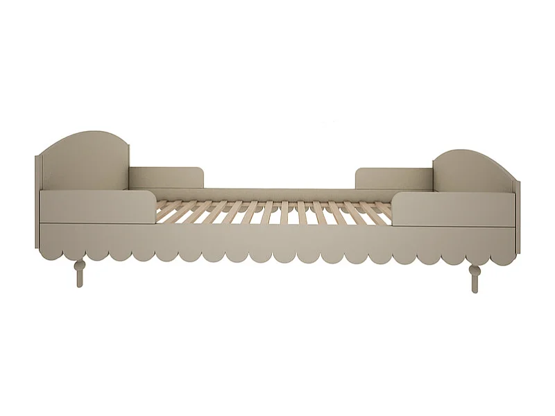 Lit 90x200 sommier inclus Babushka Olive