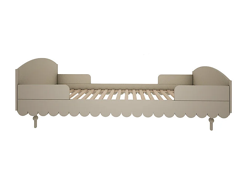 Lit 90x200 sommier inclus Babushka Olive