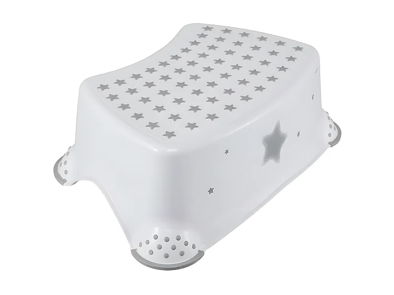 Star - tabouret / colline pour les enfants de 3 à 14 ans environ, fonction non glissante, couleur blanche