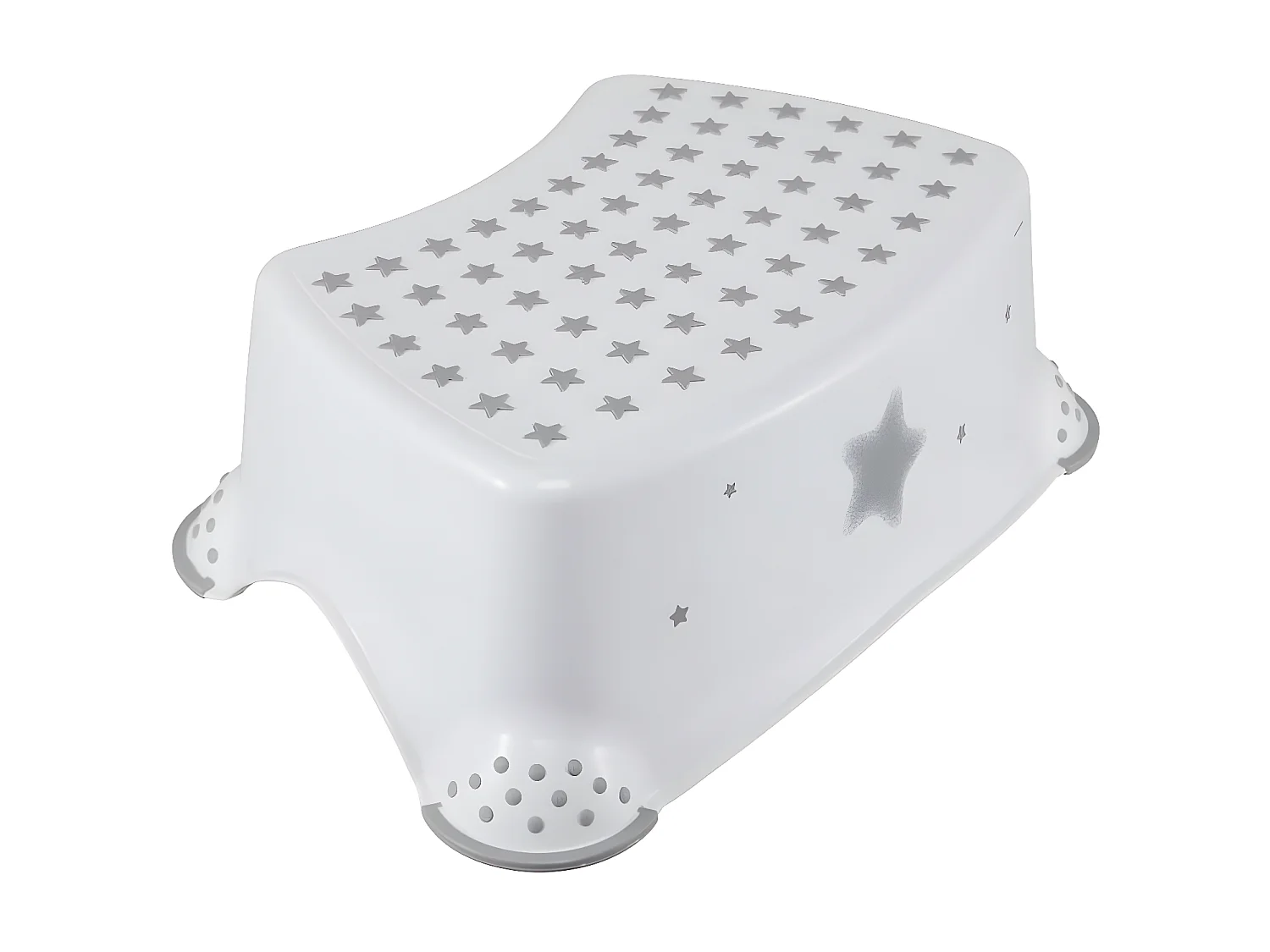 Star - tabouret / colline pour les enfants de 3 à 14 ans environ, fonction non glissante, couleur blanche