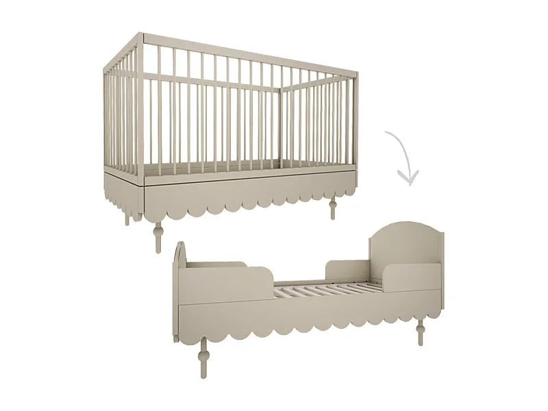 Lit évolutif 70x140 Babushka Olive