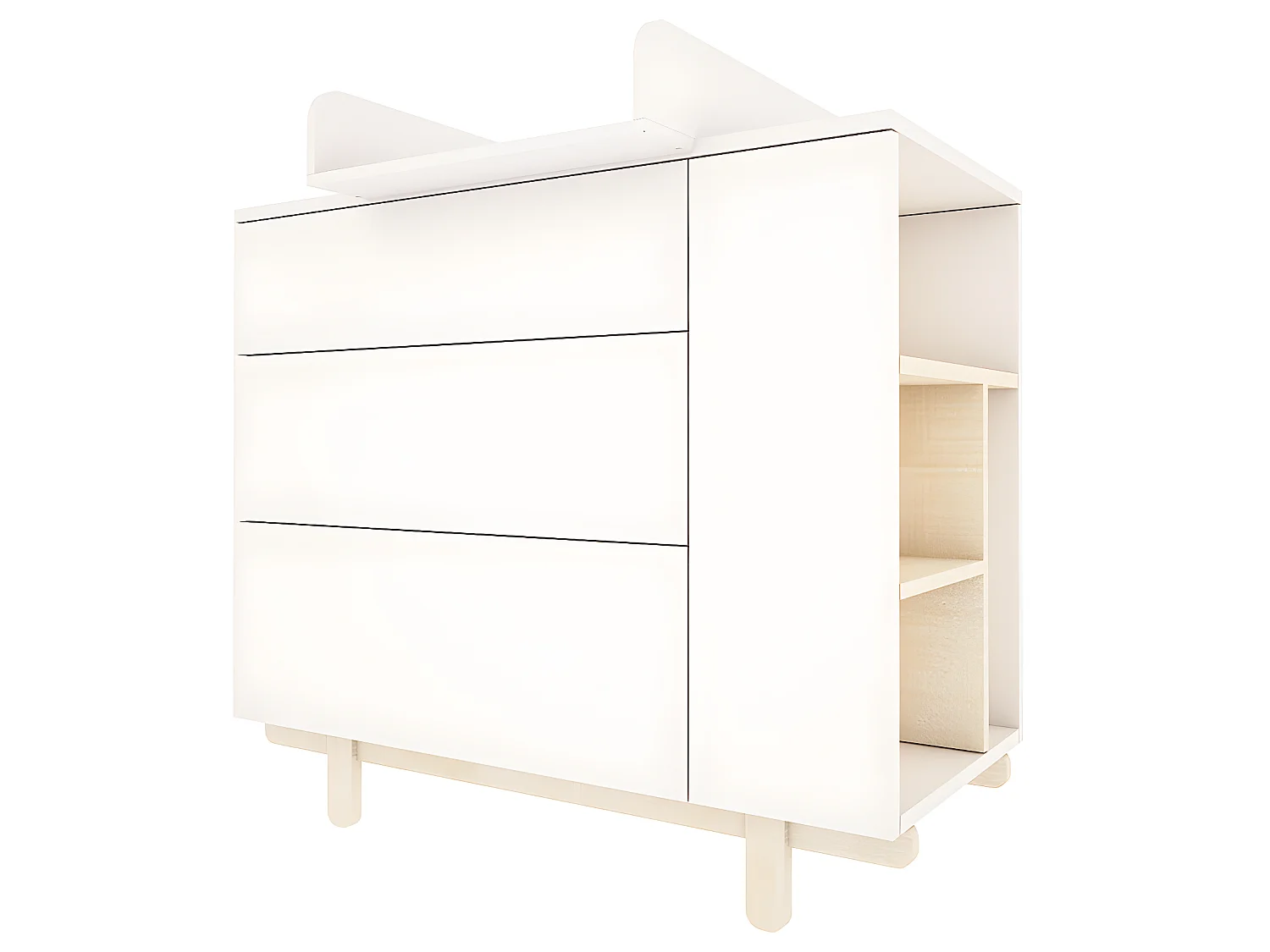 Plan à langer Romy - Blanc