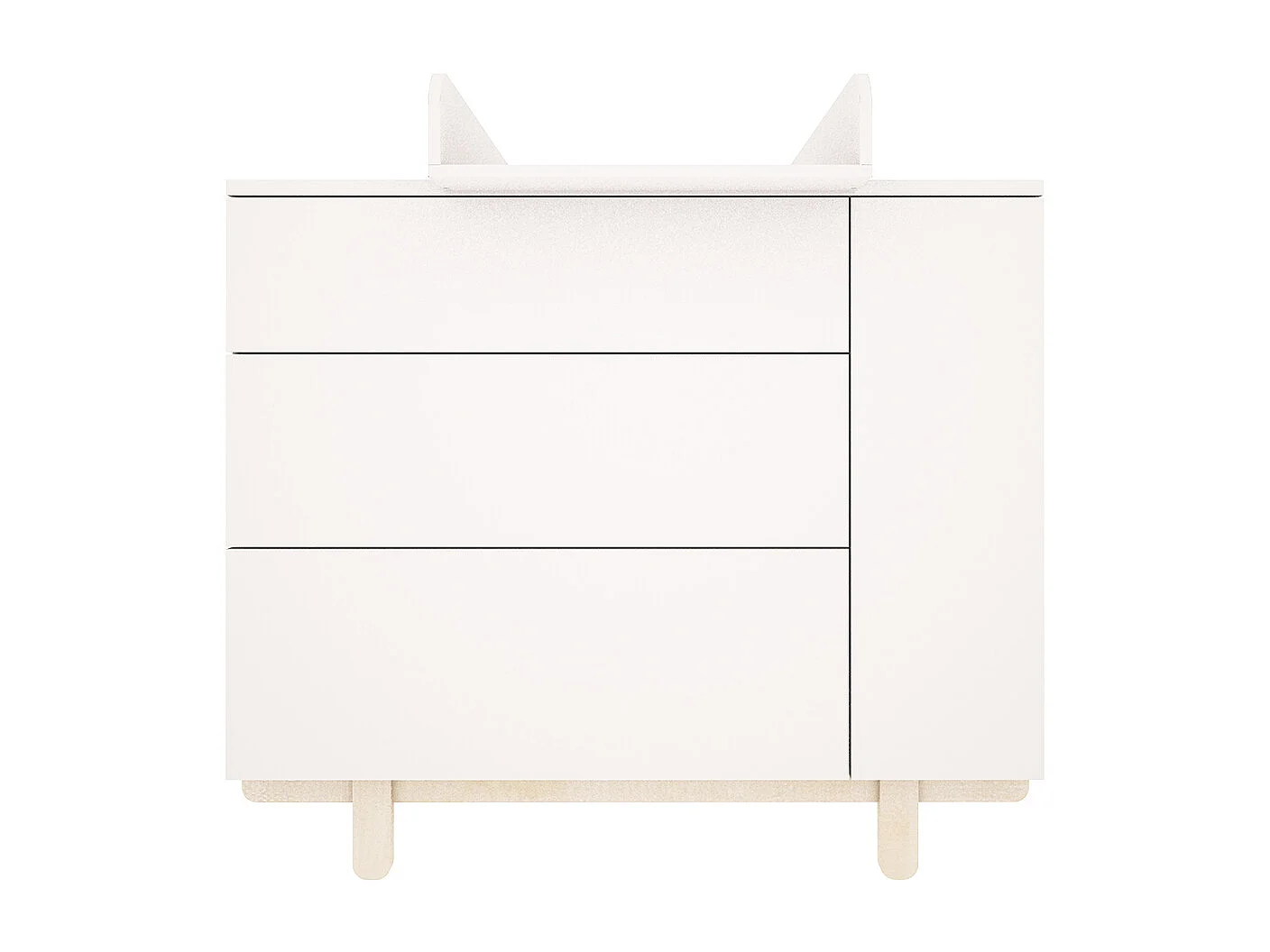 Wood Luck Romy luiertafel - Wit