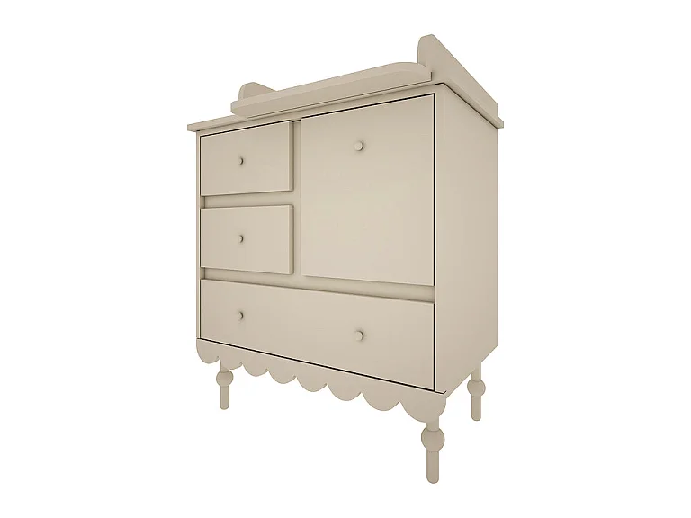 Wood Luck Babushka Olijfje Verandertafel