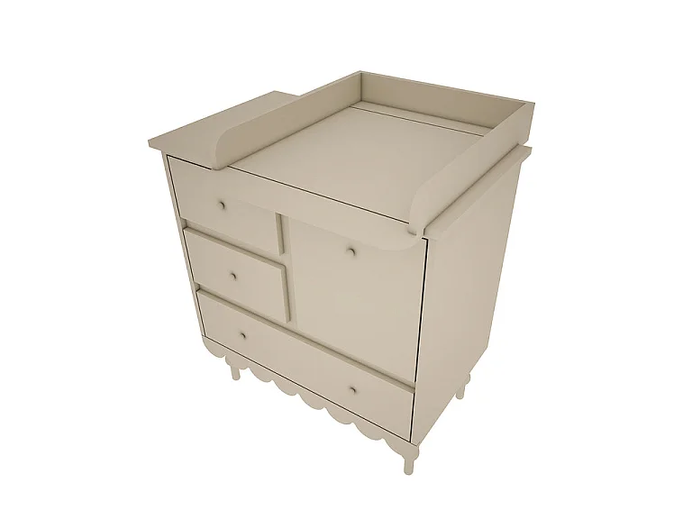 Wood Luck Babushka Olijfje Verandertafel