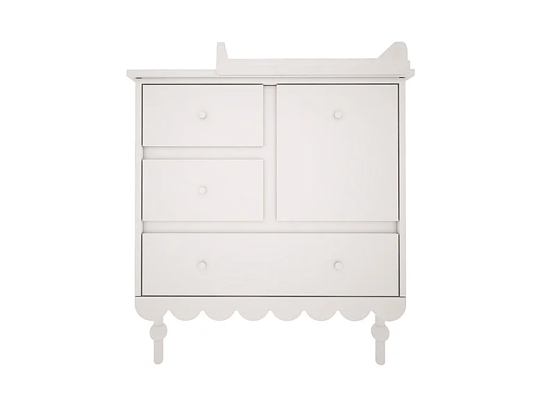 Wood Luck Baboesjka Verschoontafel Wit