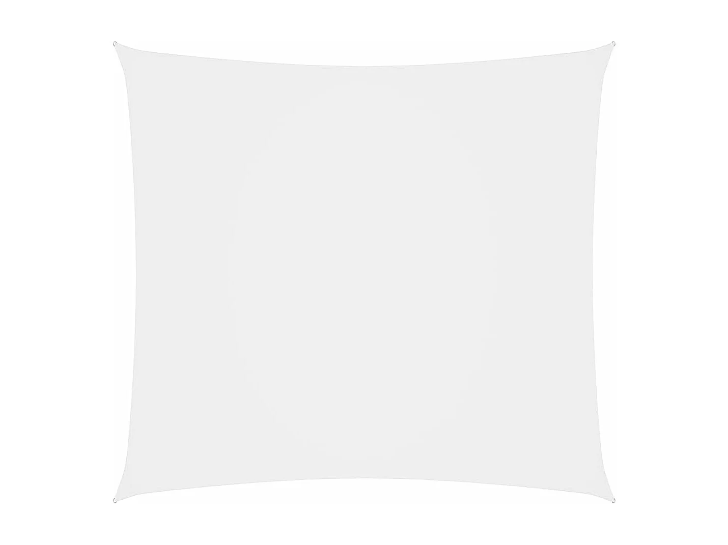 Guarda-sol de pano de vela quadrado tecido Oxford 4 x 4 m branco 02_0009505