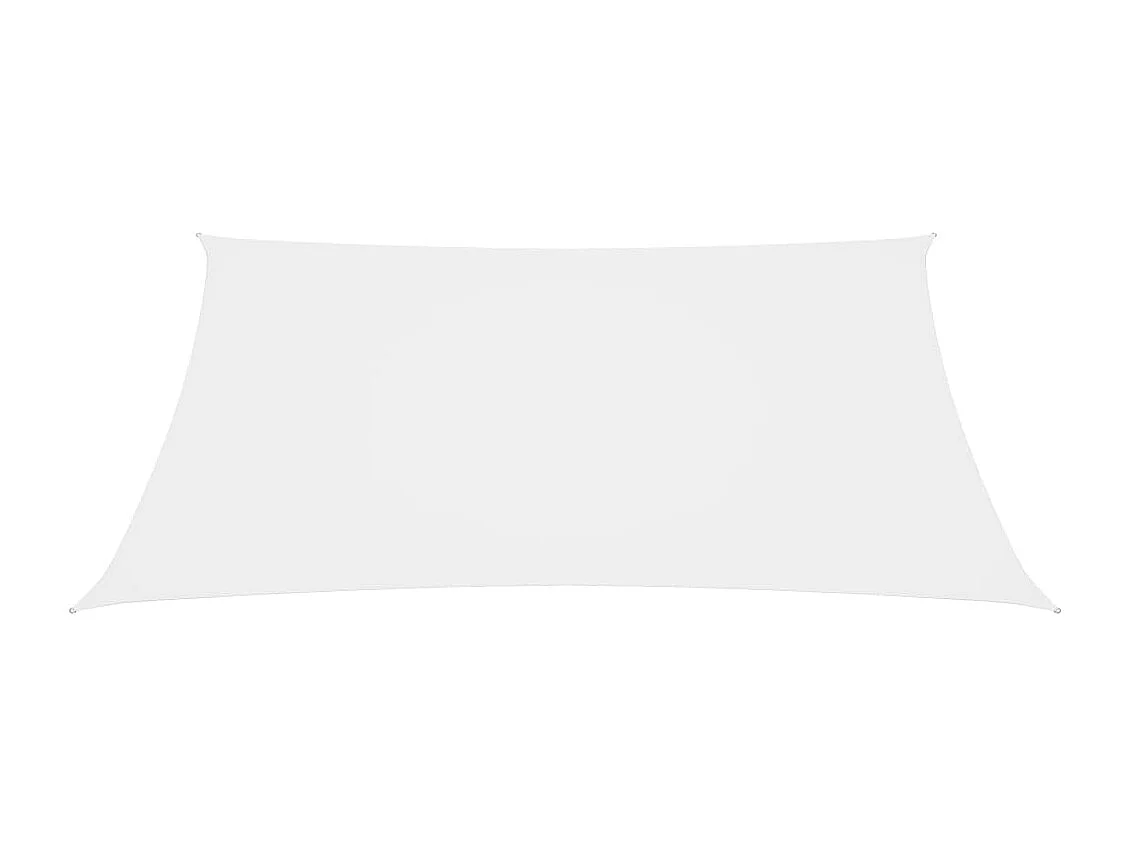 Guarda-sol de pano de vela quadrado tecido Oxford 4 x 4 m branco 02_0009505