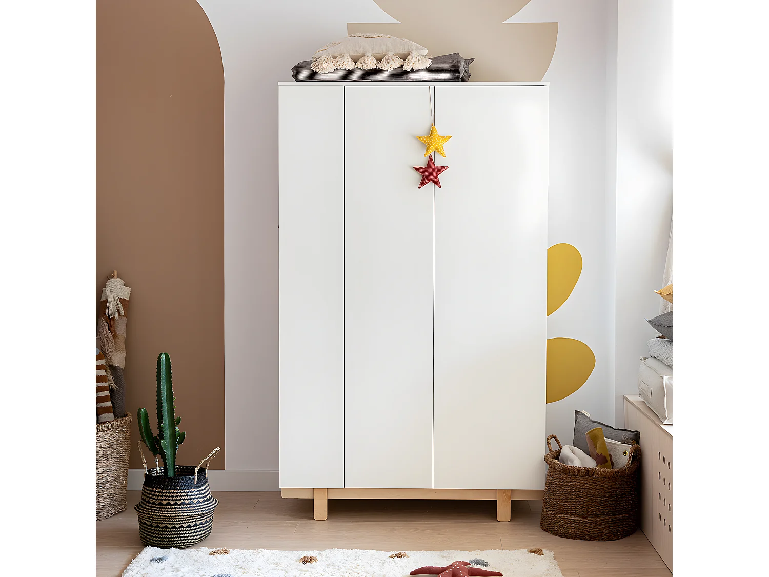 Armoire 2 portes Romy - Blanc