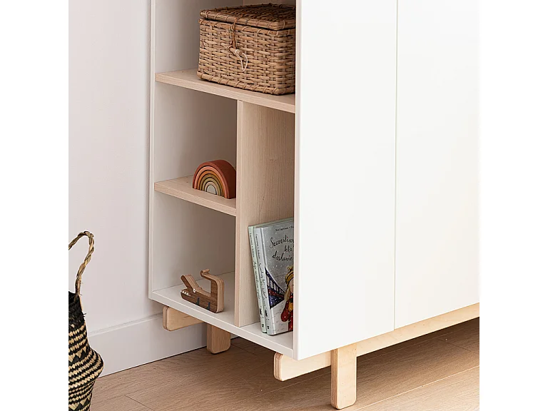 Armoire 2 portes Romy - Blanc