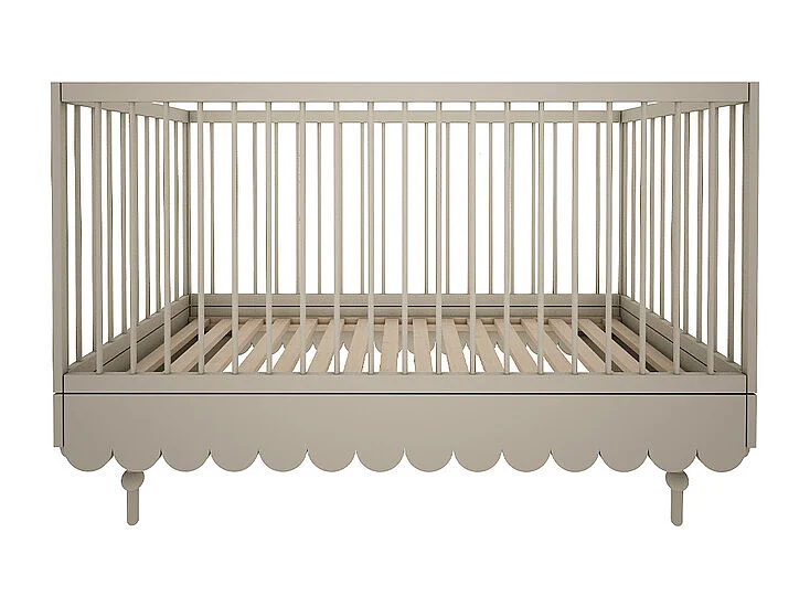 Lit évolutif 70x140 et commode 3 tiroirs Babushka Olive