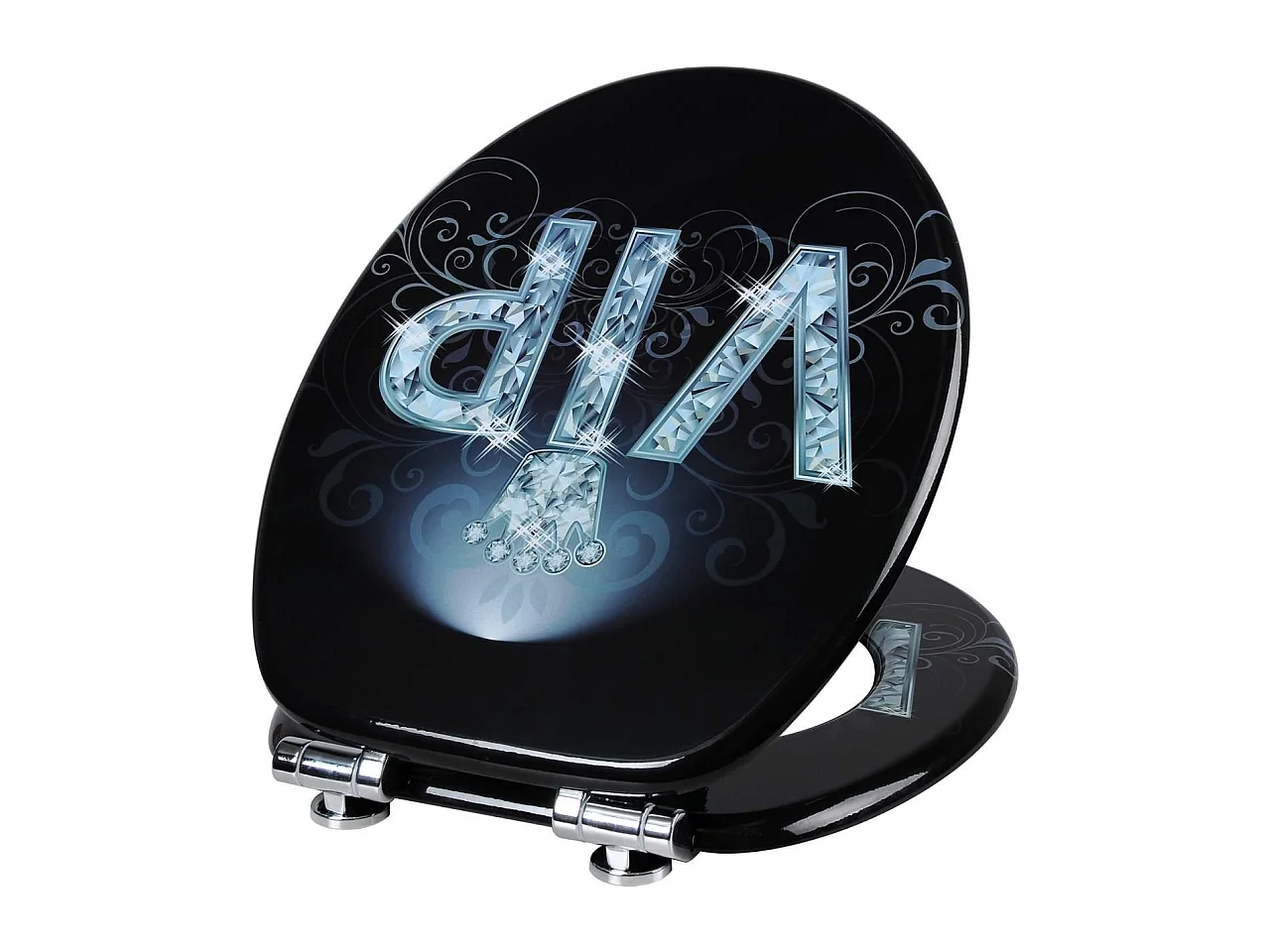 Abattant WC siège de effet bois 37.7 x 43.6 x 43.6 cm 19_0000746