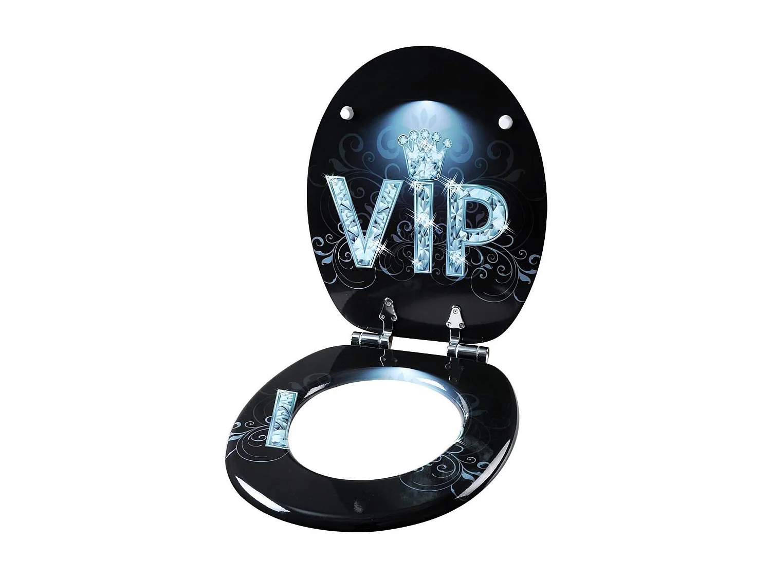 Assento sanitário em MDF com mecanismo de fechamento suave VIP II 19_0000746