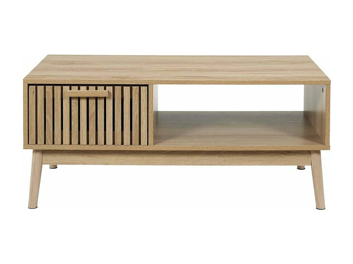 Set meuble TV et table basse en bois Klaus
